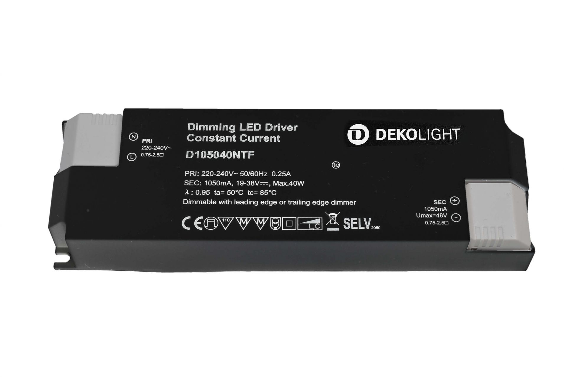 LED-Блок питания BASIC DIM CC D105040NTF / 40W Deko-Light 862209 862209