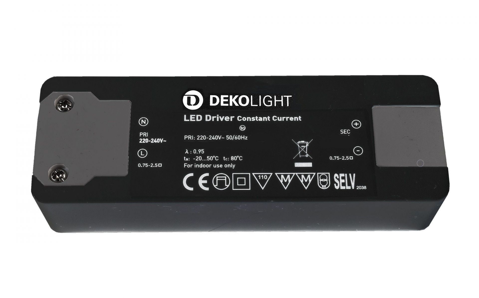 Блок питания для светодиодов BASIC CC V8-20-450мА/22-44В/20Вт Deko-Light 862260 862260