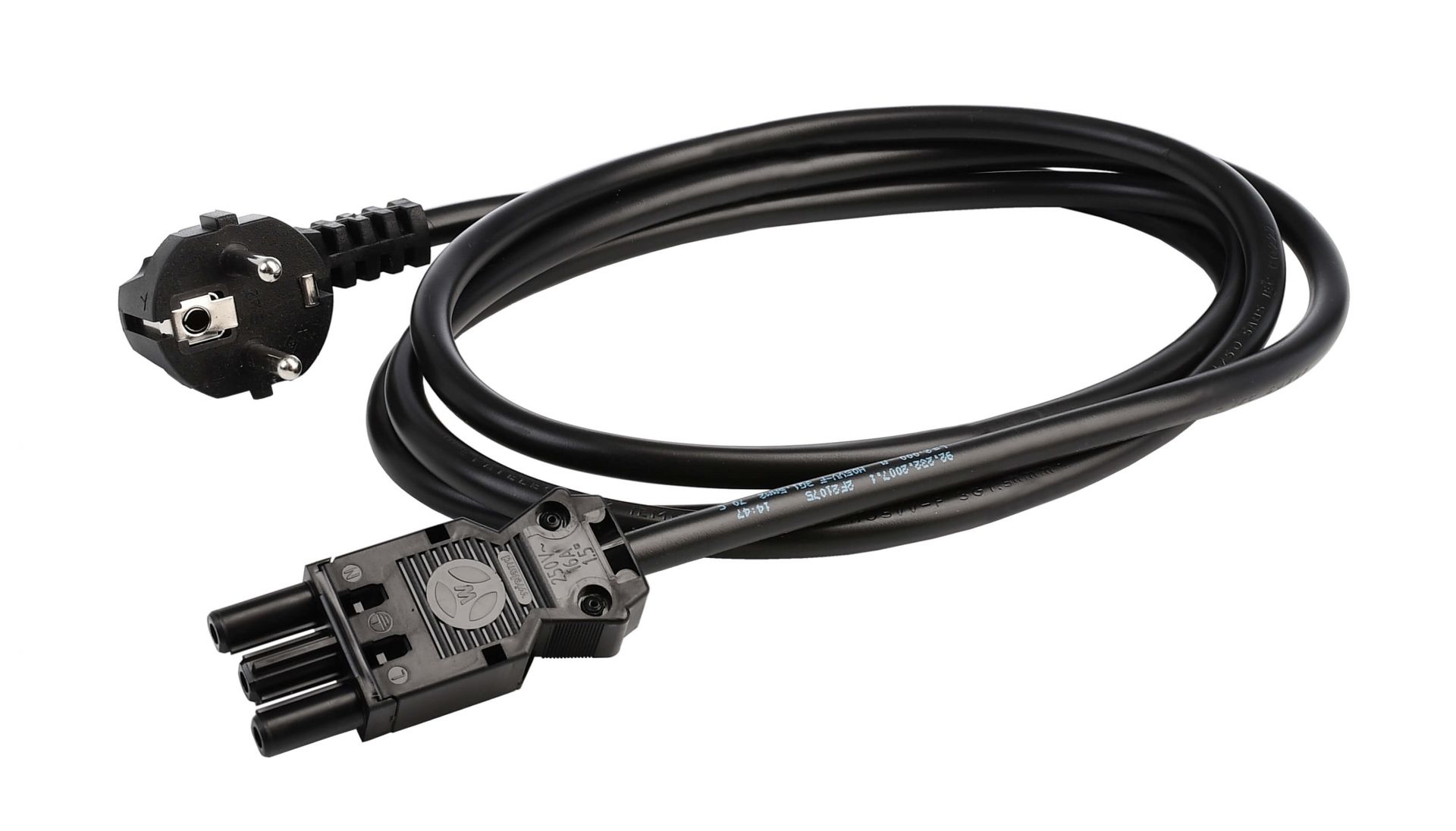 Питающий кабель Wieland GST18i3K1BD с вилкой Schuko 200см Deko-Light 800116 800116