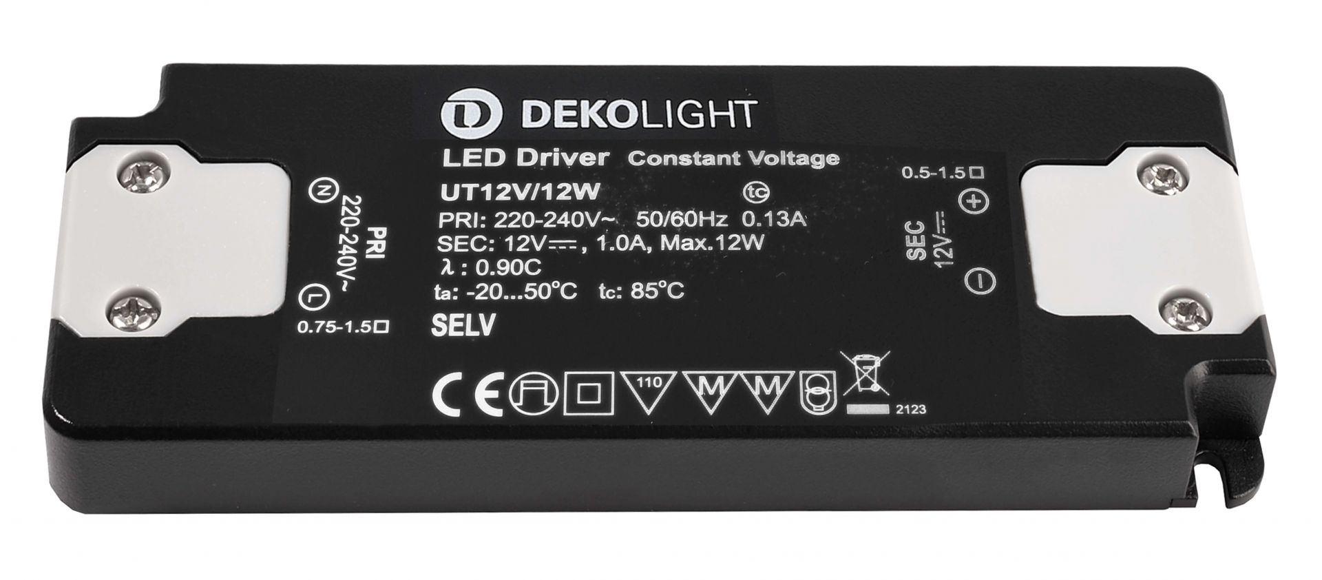 Блок питания для светодиодов FLAT CV UT12V/12W Deko-Light 862231 862231