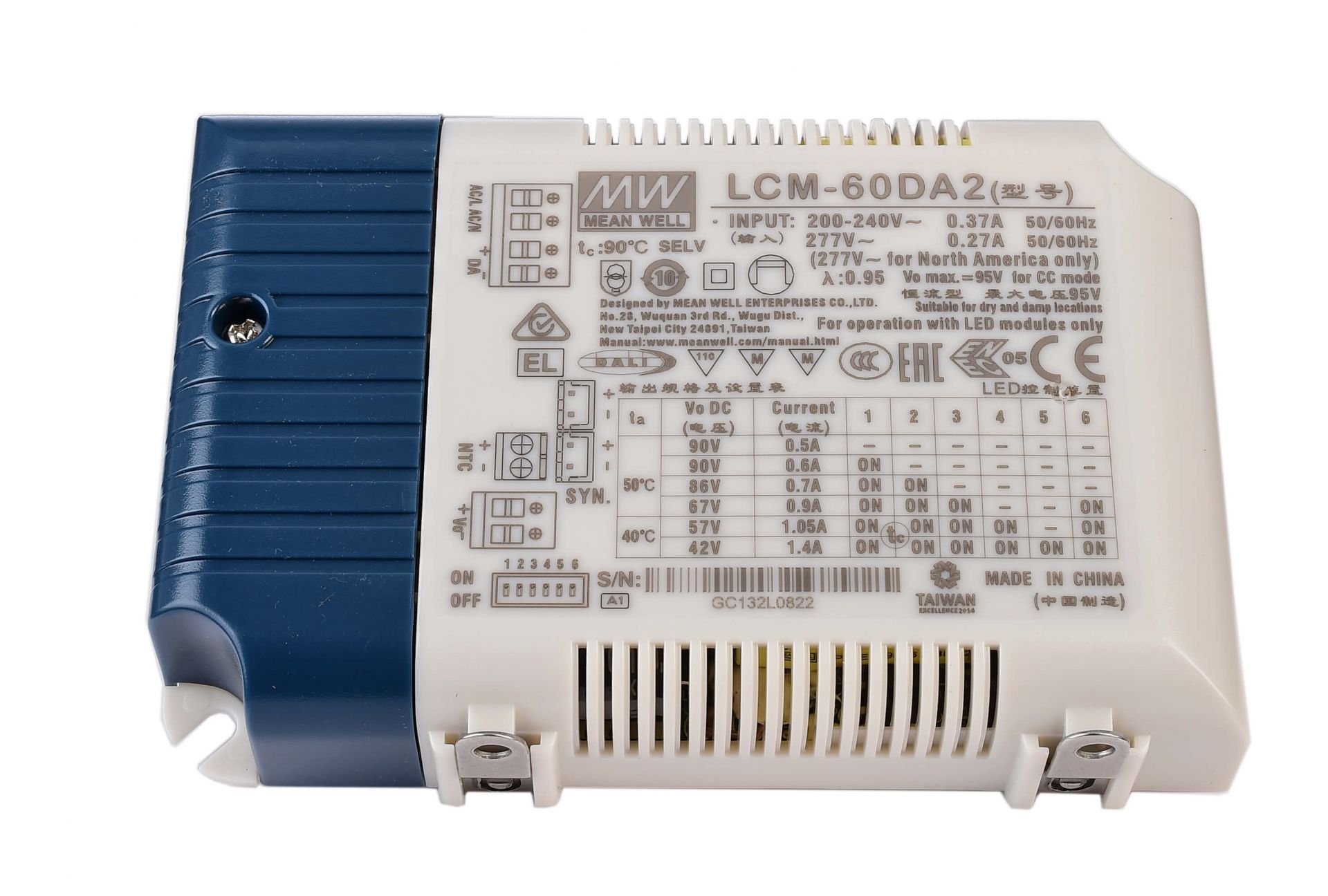 Блок питания светодиодов DIM Multi CC LCM-60DA2 / DALI2 + DALI1 Deko-Light 862248 862248