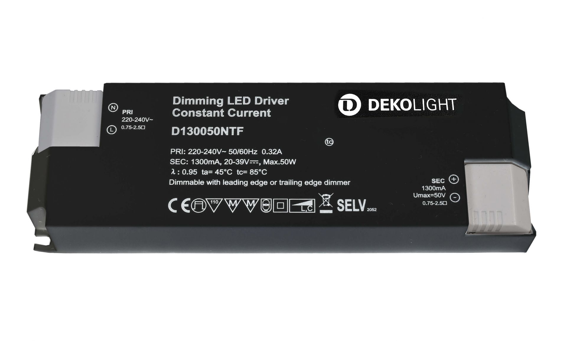 LED-Блок питания BASIC DIM CC D130050NTF / 50W Deko-Light 862211 862211