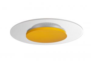 Потолочный светильник Zaniah 12W, крышка шафраново-желтый Deko-Light 620037