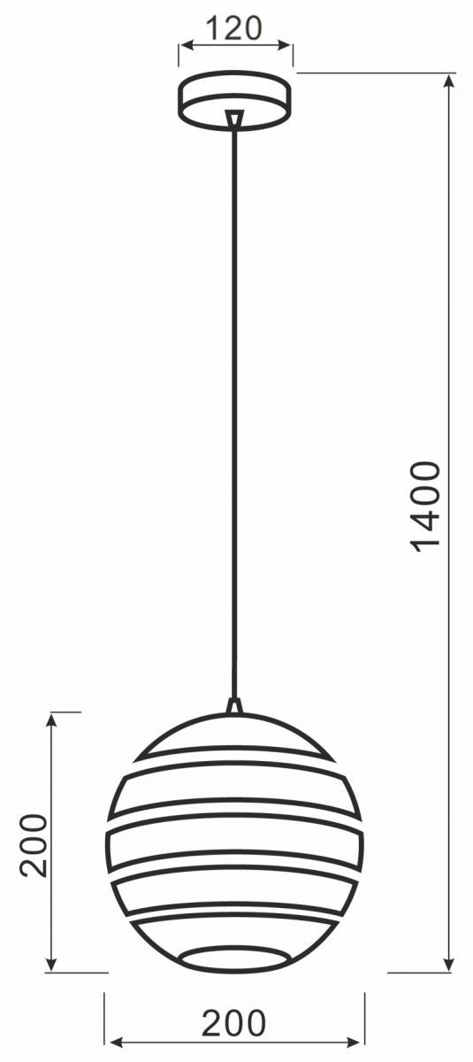Подвесной светильник Deko-Light Ankaa 200 342137