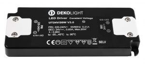Блок питания для светодиодов FLAT, CV, UT24V/20W Deko-Light 862234