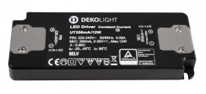 Блок питания для светодиодов FLAT, CC, UT350mA/12W Deko-Light 862223